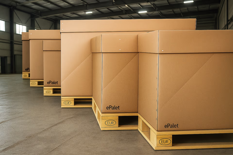 Kit palet + cutie — capac deschis